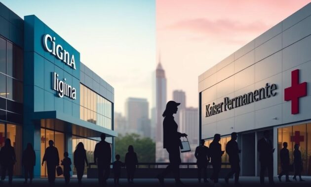 Cigna and Kaiser Permanente comparison