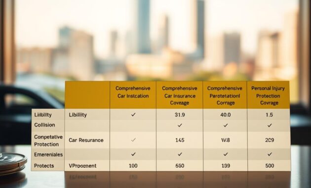 car insurance coverage comparison